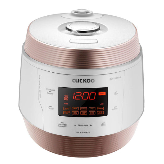 5QT Cuckoo Electric Pressure Cooker with 10 Menu Options and Stainless Steel Pot