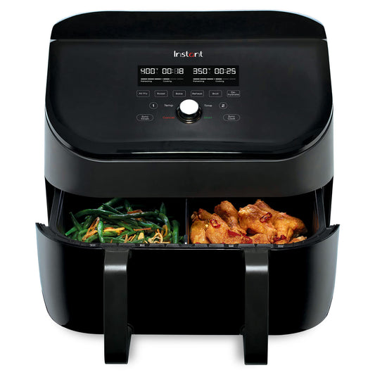 Instant VersaZone 9QT Air Fryer, 8-in-1 Functions with EvenCrisp Technology, from the Makers of Instant Pot, Black